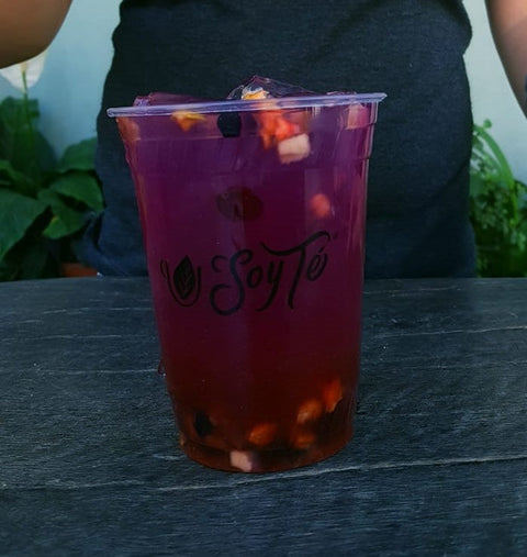 Limonada Chica Súperpoderosa (azúcar, flores y muchos colores💜💚💛🧡💙) - Soy Té