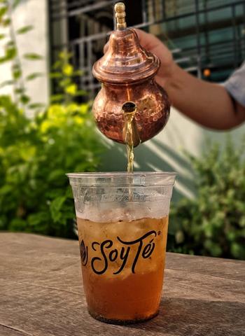 Preparación de té Marroquí - Soy Té