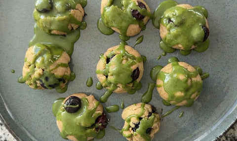 Receta: galletas glaseadas con matcha