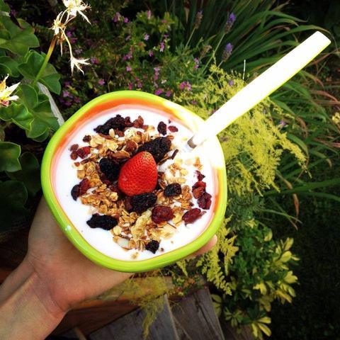 Tisana con yoghurt orgánico y granola artesanal - Soy Té