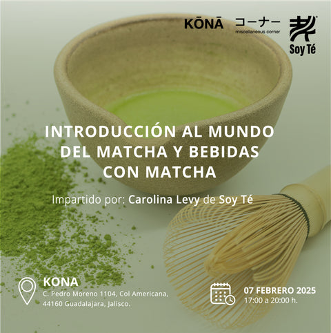 Taller Introductorio al mundo del Matcha