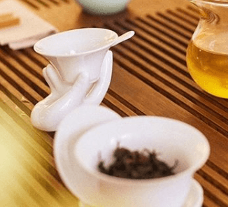 Filtro de porcelana, accesorio para té